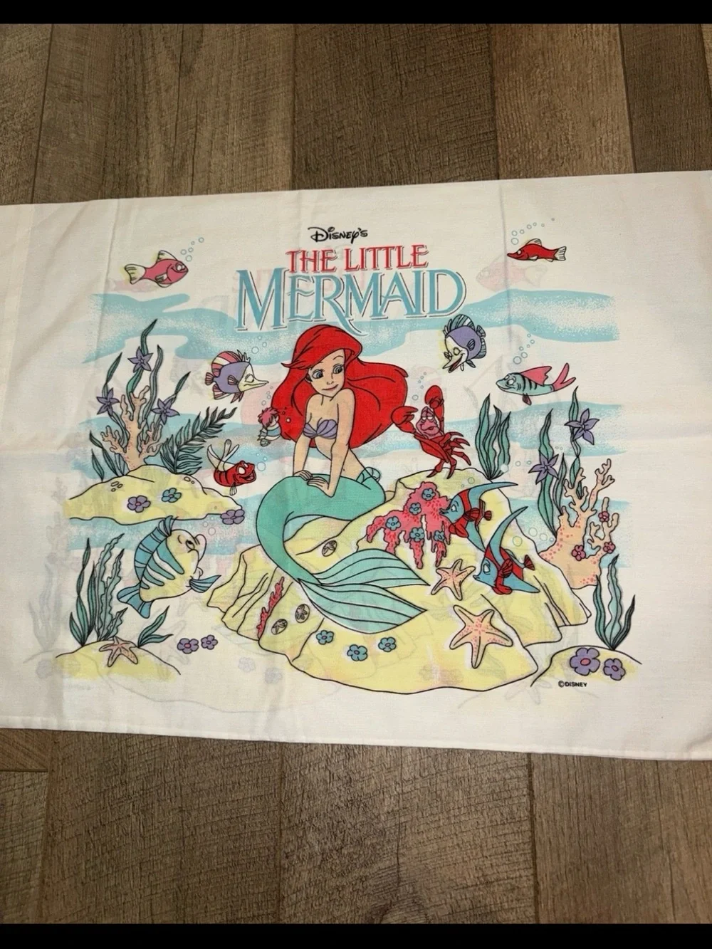 Vintage Disney Little Mermaid Ariel Twin Sheets